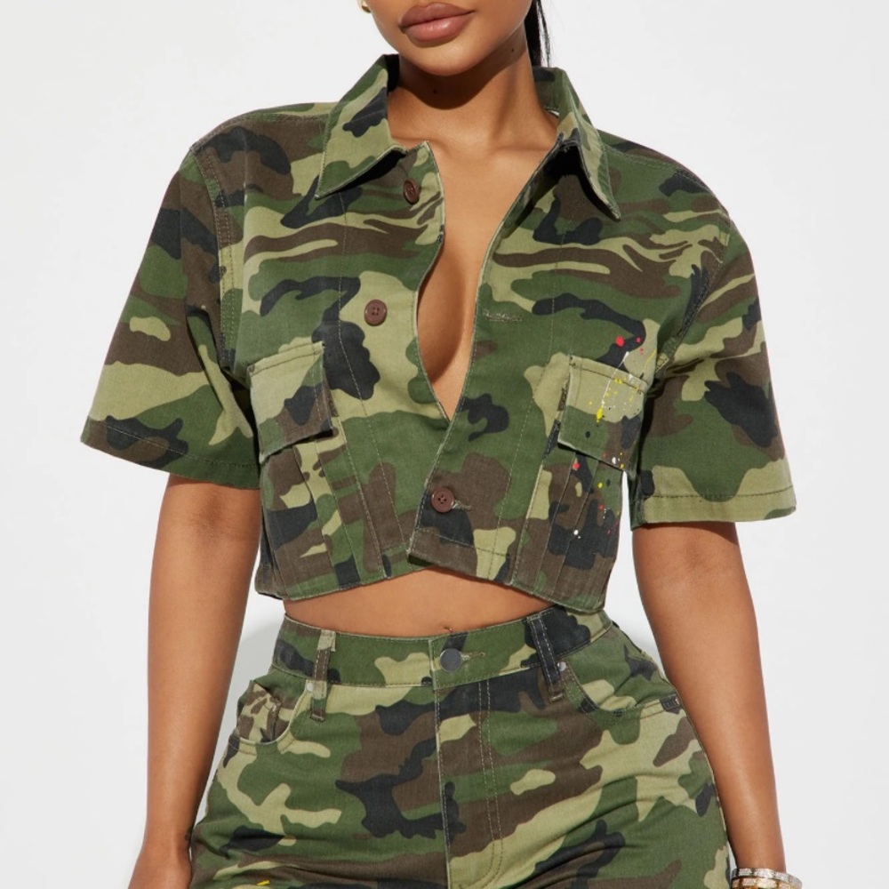 Cami Cargo Crop Top